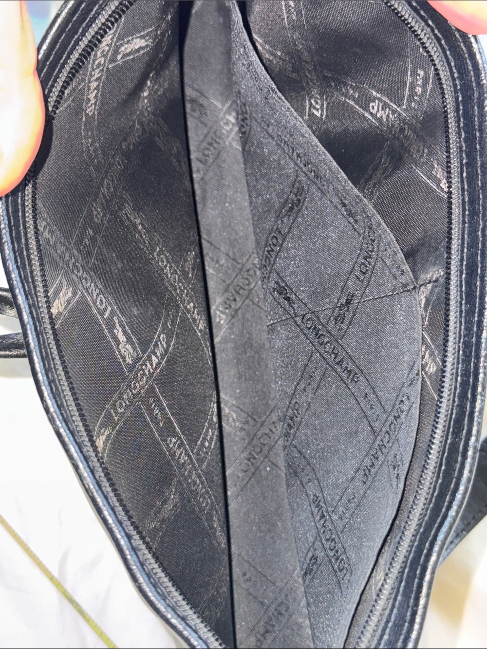 Leather Lomgchamp bag - Picture 3 of 5